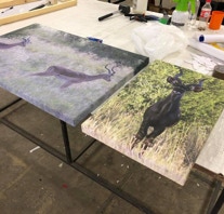 Photo printing on canvas